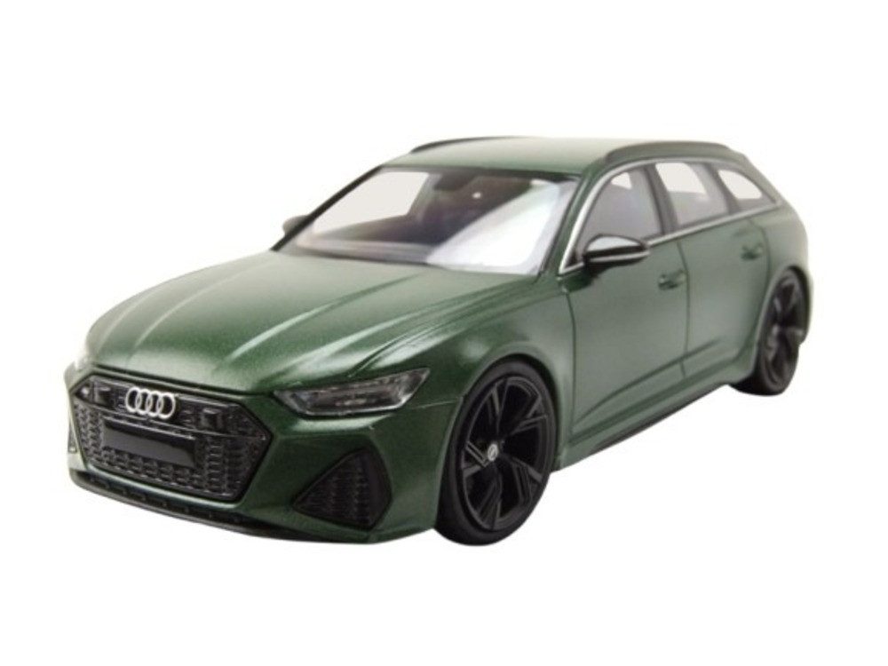 Minichamps Modellauto Audi RS 6 Avant Kombi 2019 matt grün, Maßstab 1:43