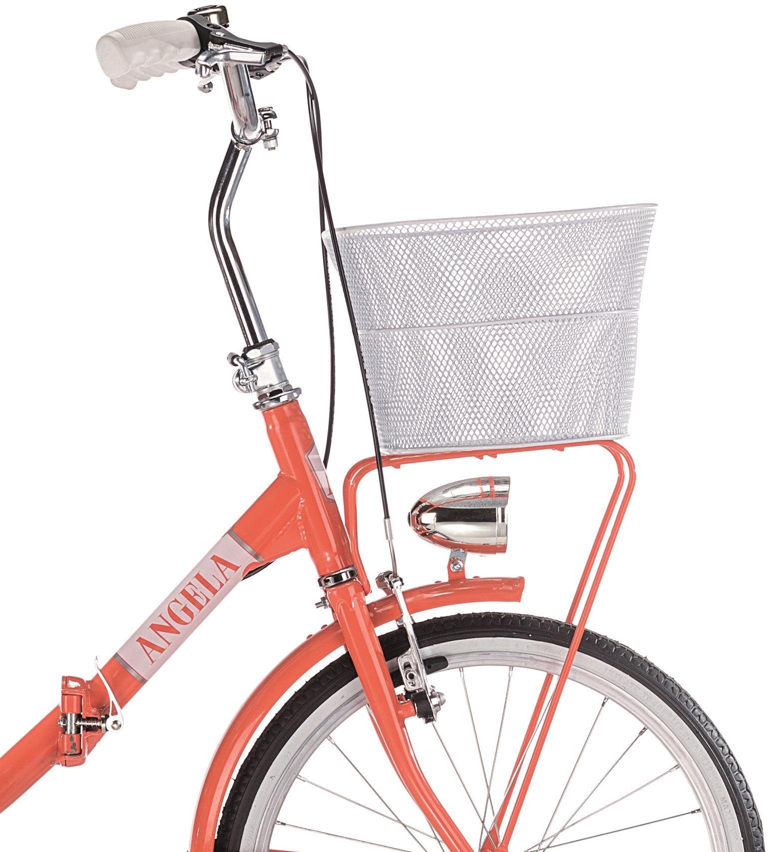 MBM Folding Bike New Angela, 1 speed, derailleur gears, for women and men, derailleur gears