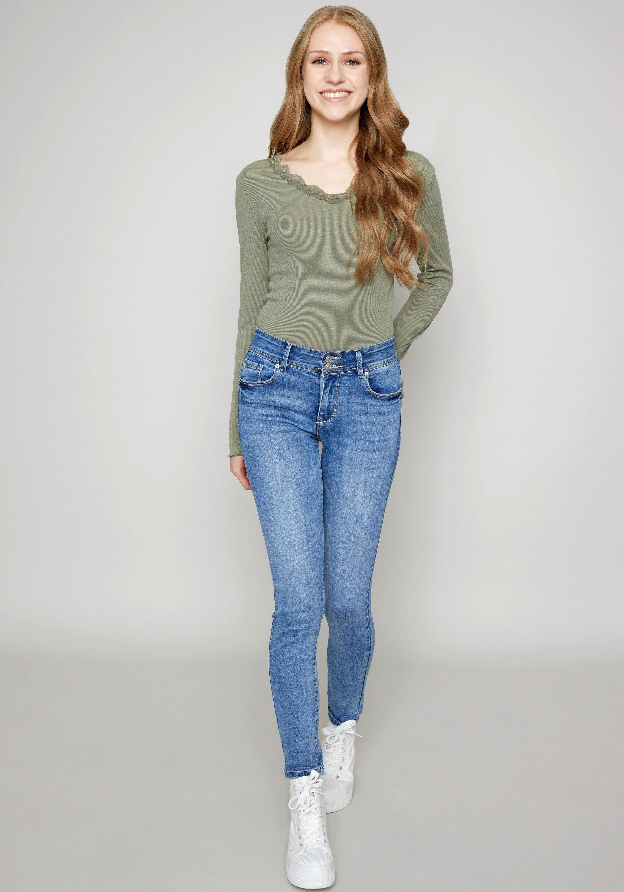 HaILY’S Skinny-fit-Jeans (1-tlg) Plain/ohne Details