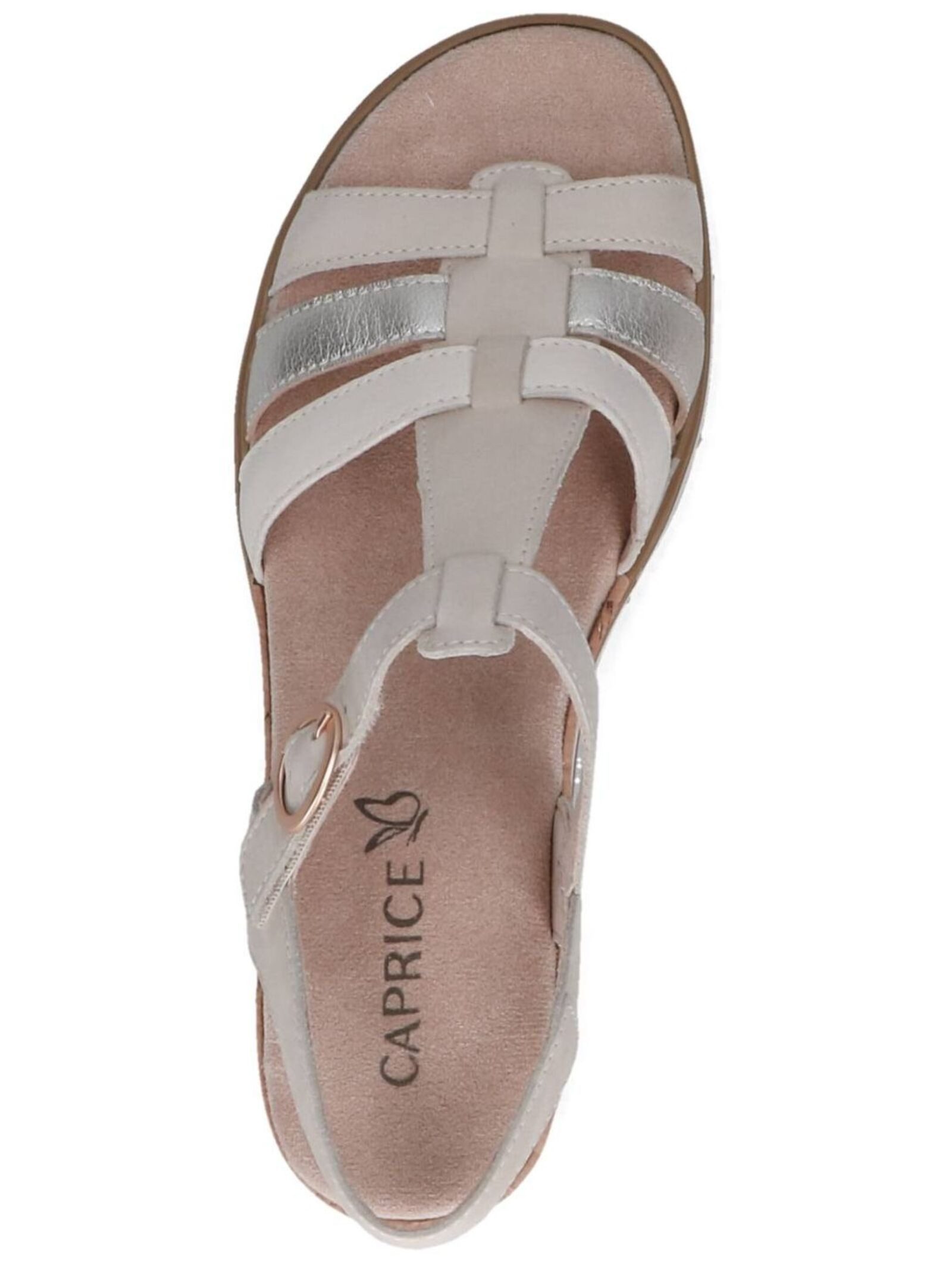 Caprice Sandalen Leder . Keilsandalette
