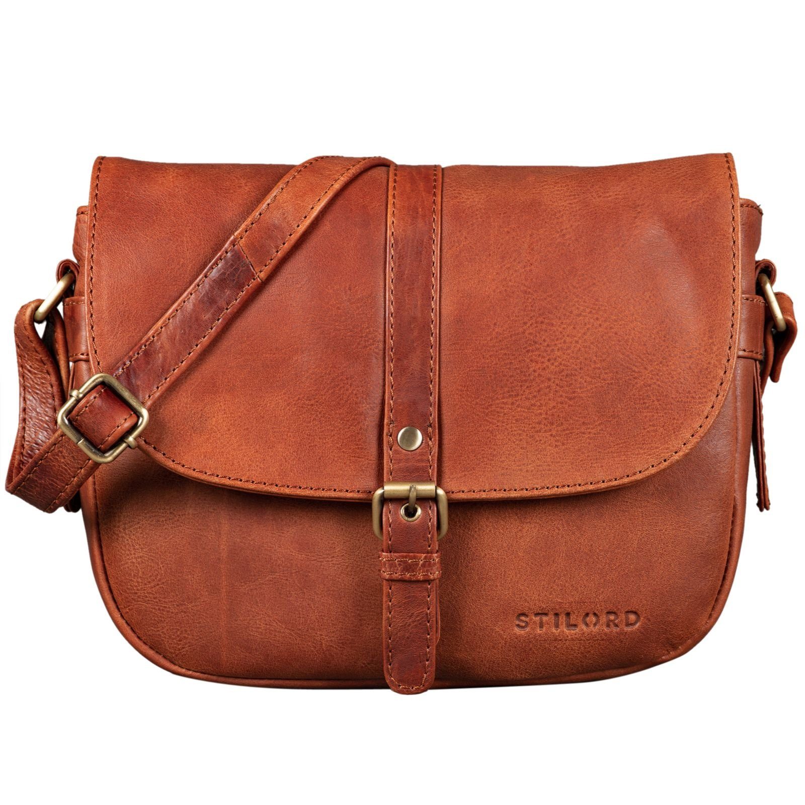 STILORD Handtasche "Leni" Damen Umhängetasche Leder Handtasche