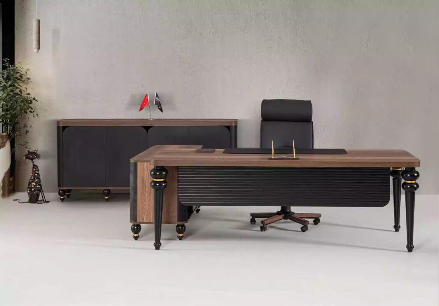 Europe Schrank Set JVmoebel Luxus In Eckschreibtisch Schreibtisch Schreibtisch, tlg. Büro Tisch 4 Made