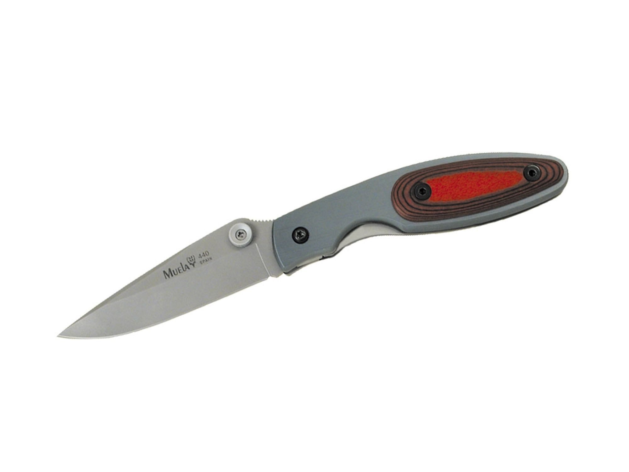 Muela Taschenmesser Muela Klappbares Clip-Point Taschenmesser Aluminium/Micarta KMC-7R