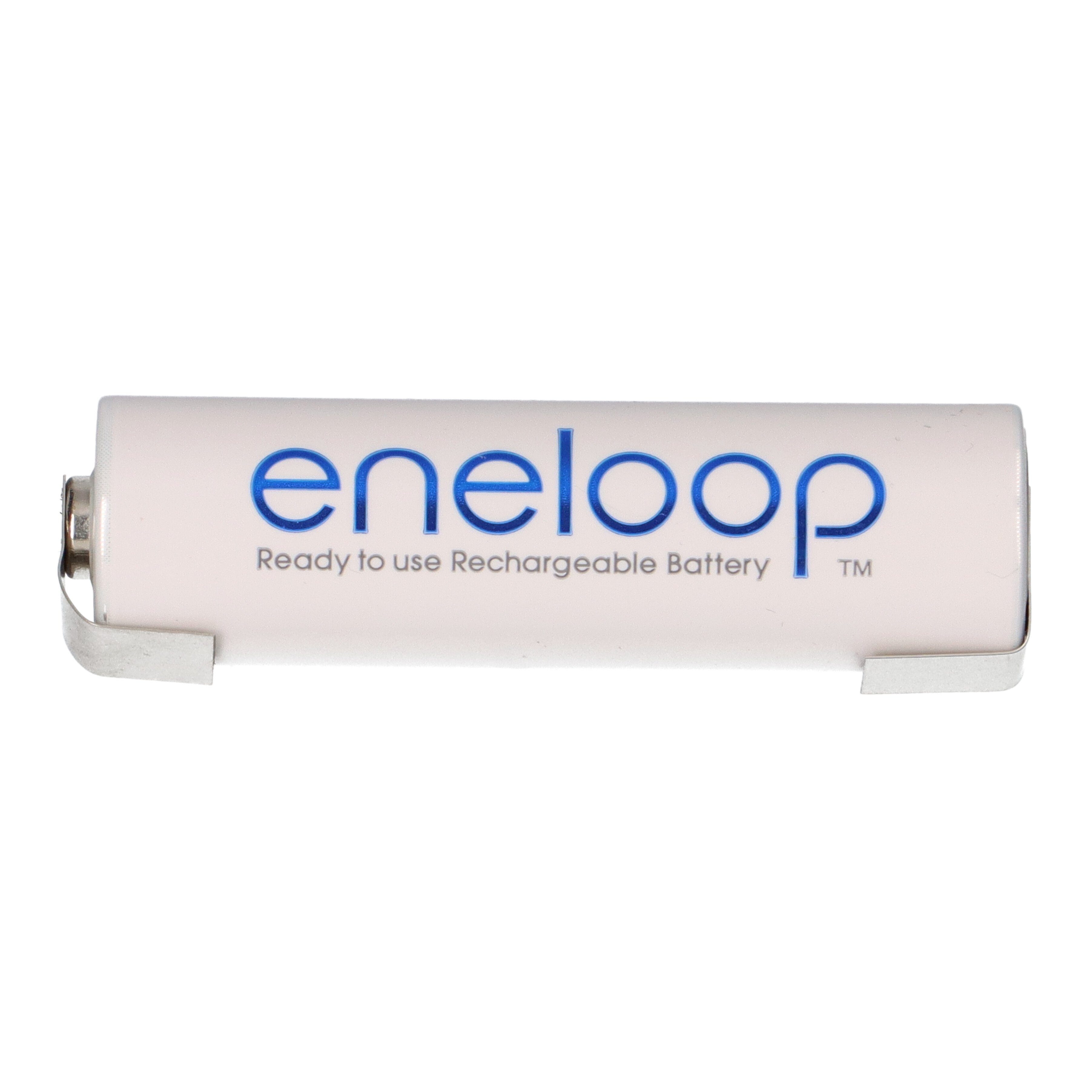 eneloop Panasonic Eneloop AA Mignon Akku 1.2V 2000mAh mit Lötfahne U-Form Akku