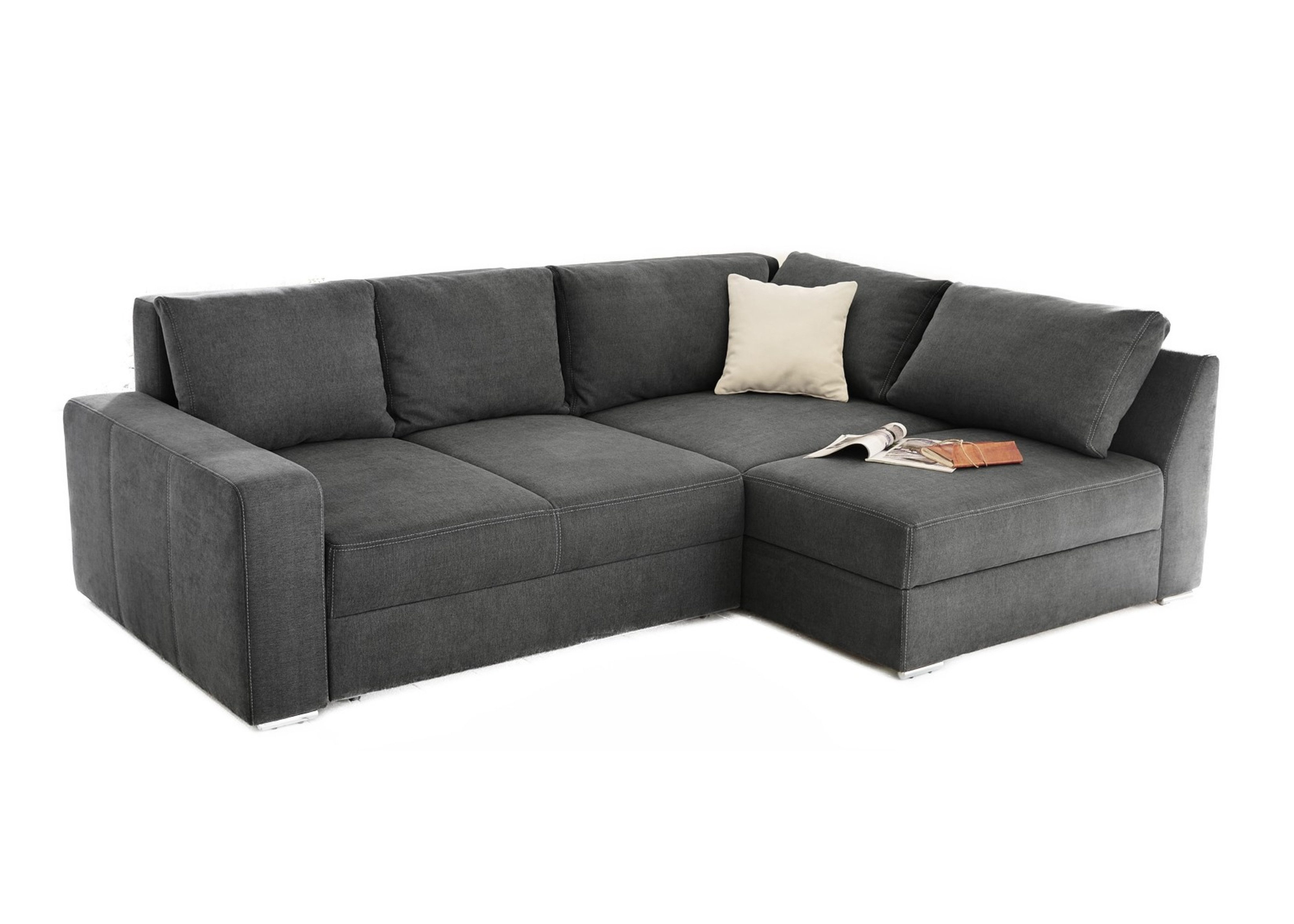 luma-home Ecksofa 15107, Dauerschläfer 260x181 cm günstig online kaufen