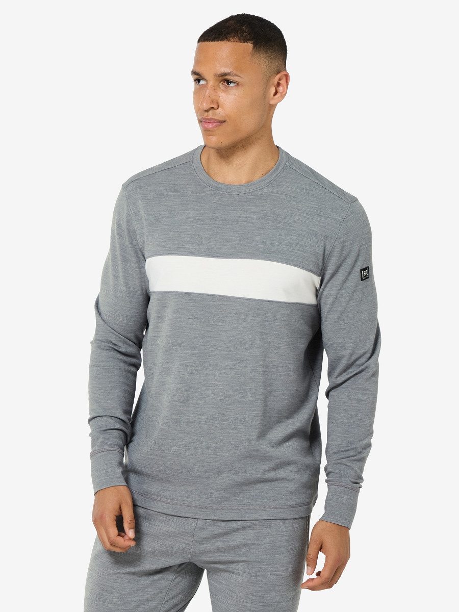 Sweatshirt für Herren, Merino M MONTANA BRUSH LS