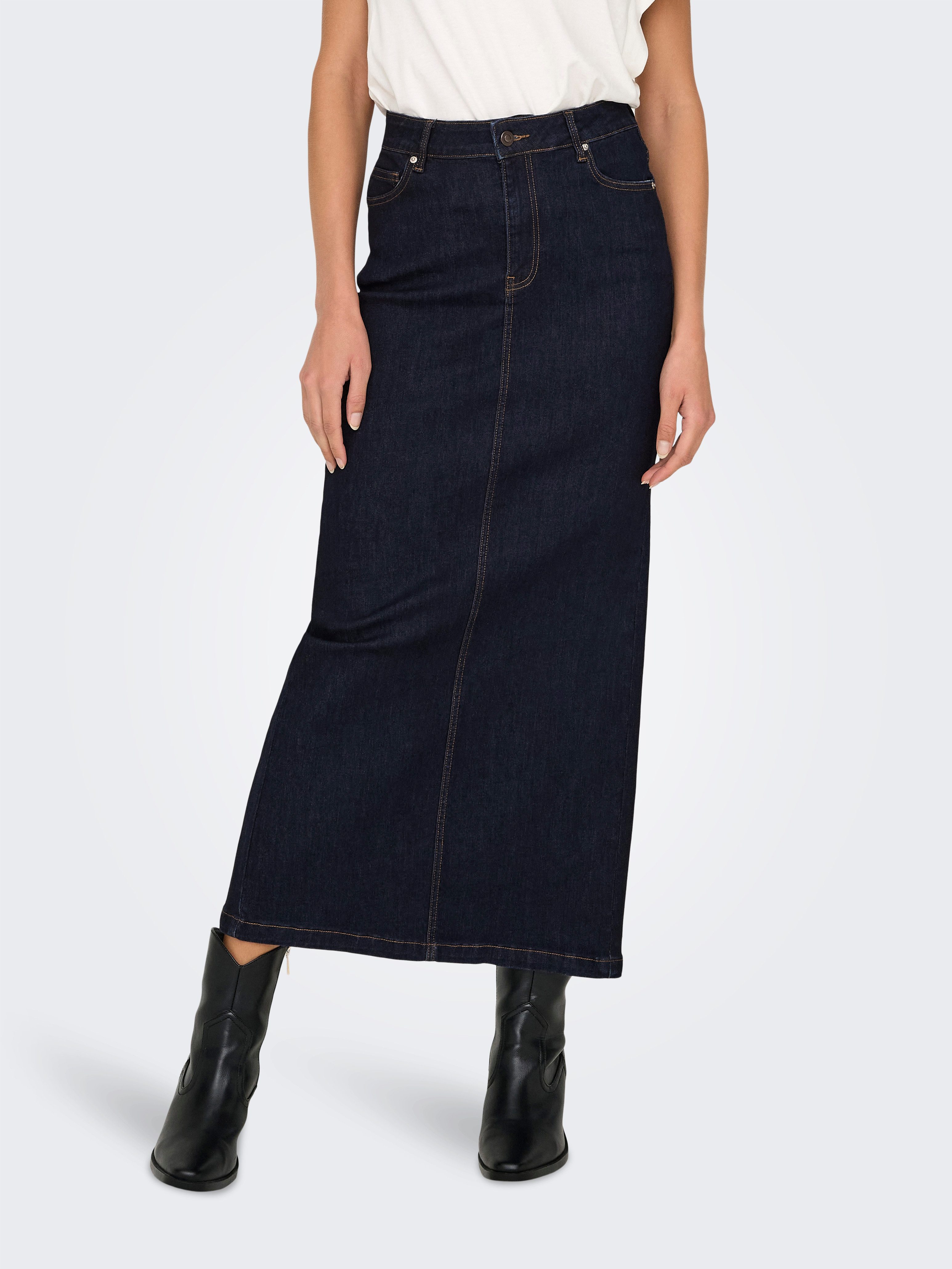Jeansrock ONLWALO MW SLIT DNM MAXI SKIRT GUA
