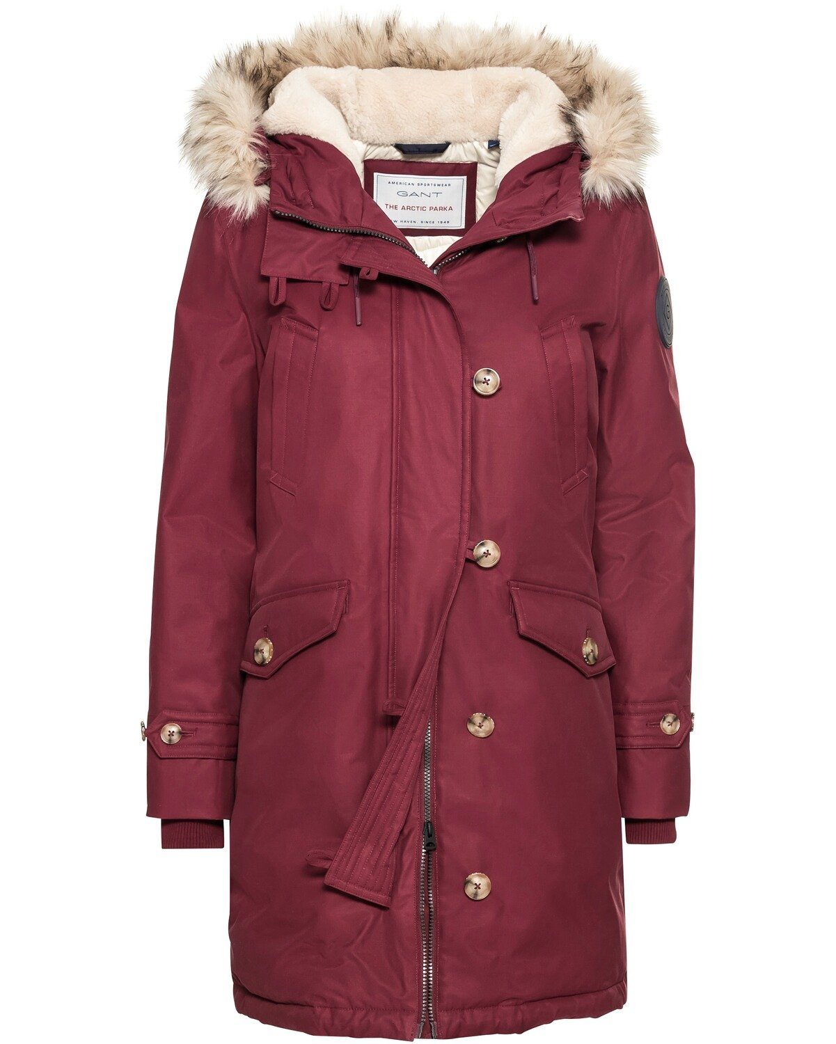 Arctic Gant Daunenparka Daunenmantel Bordeaux