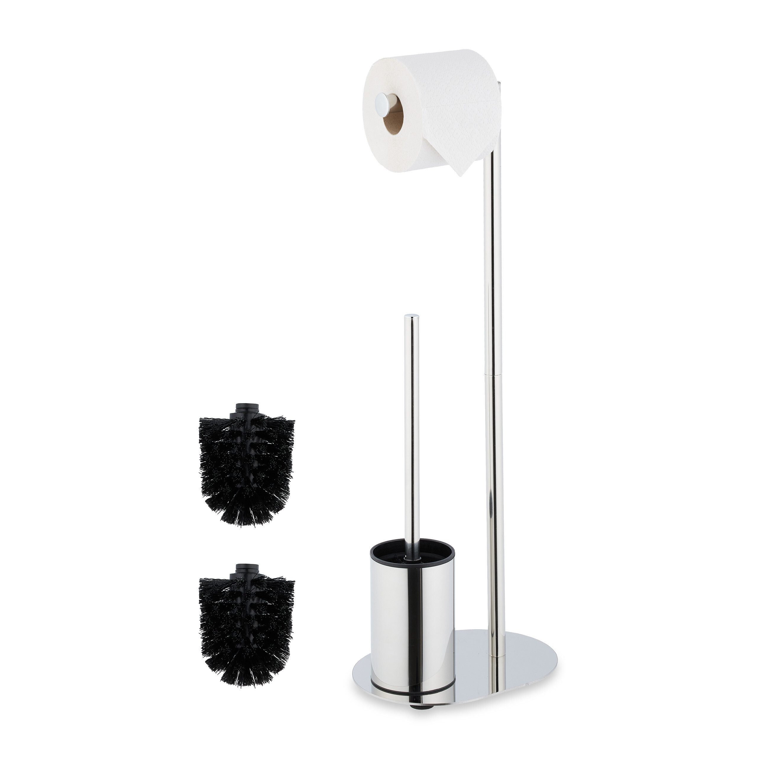 relaxdays WC-Garnitur aus Metall, Badezimmer, Gäste-WC, günstig online kaufen