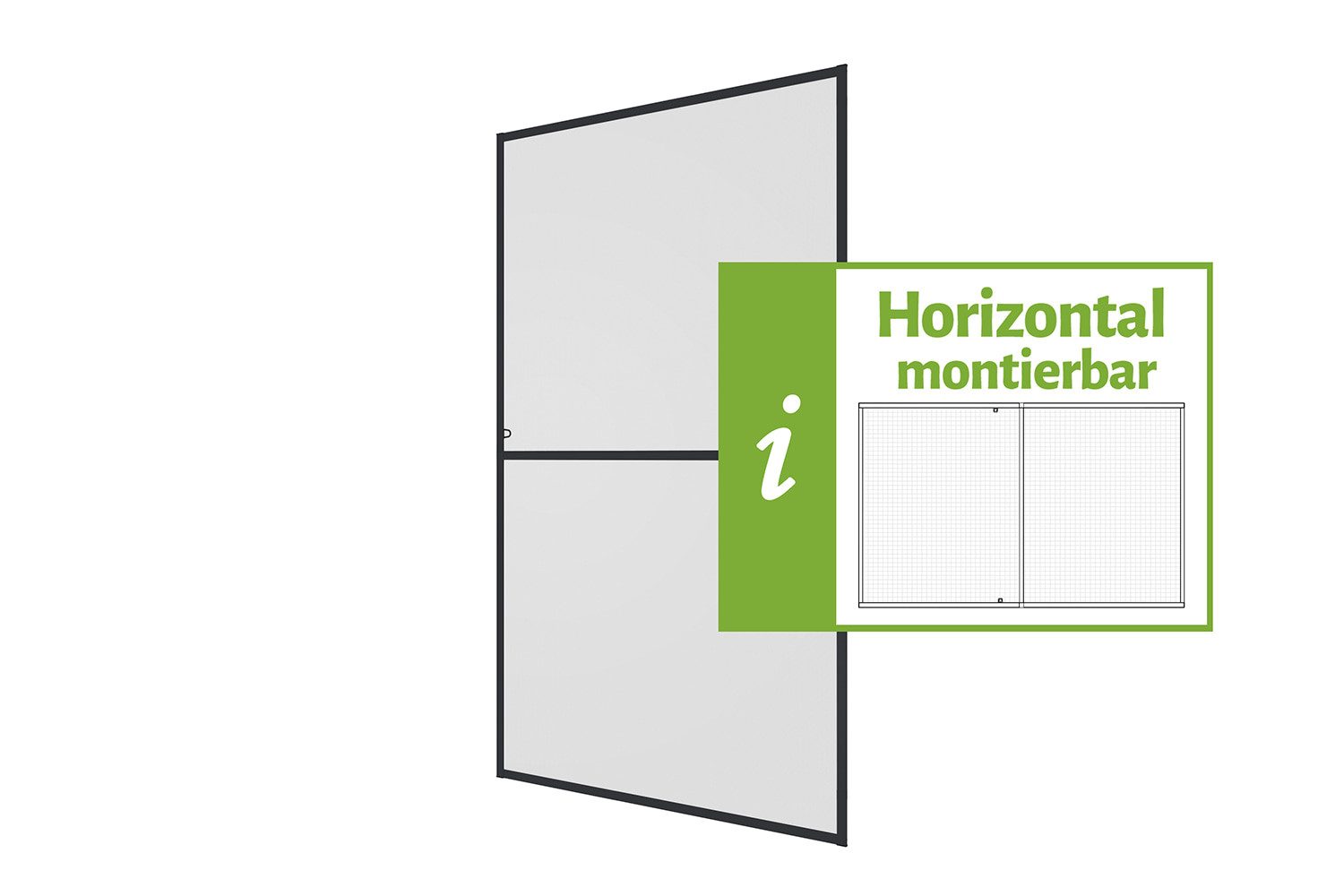 empasa Insektenschutz-Fensterrahmen "MASTER SLIM XL", XXL Insektenschutz Fliegengitter Fenster MASTER SLIM XL 130x220 Alu