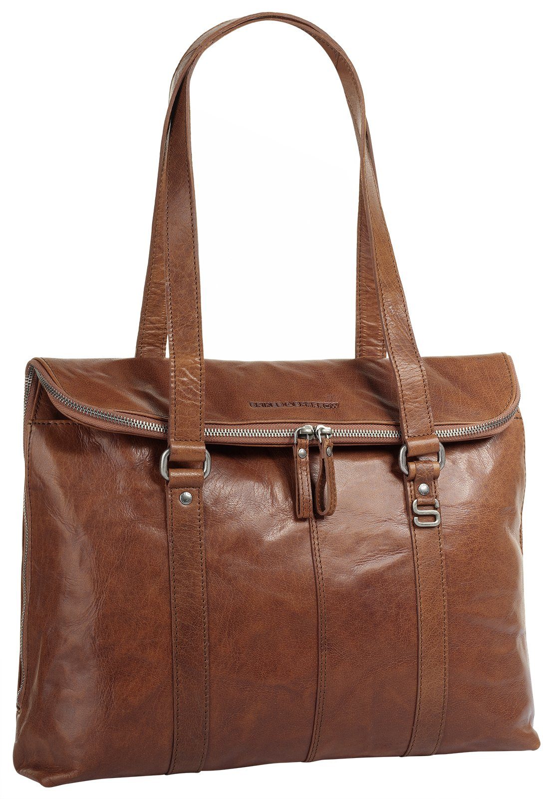 Spikes & Sparrow Shopper, echt Leder