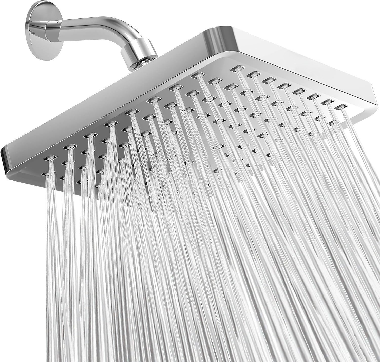 LA CUTE Regenduschkopf Hochdruck Duschkopf Regendusche 20 cm quadratisch ve günstig online kaufen