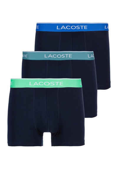 Lacoste Boxershorts eng Boxershorts Lacoste Herren Premium (Packung, 3-St., 3er-Pack) mit Lacoste Logobund