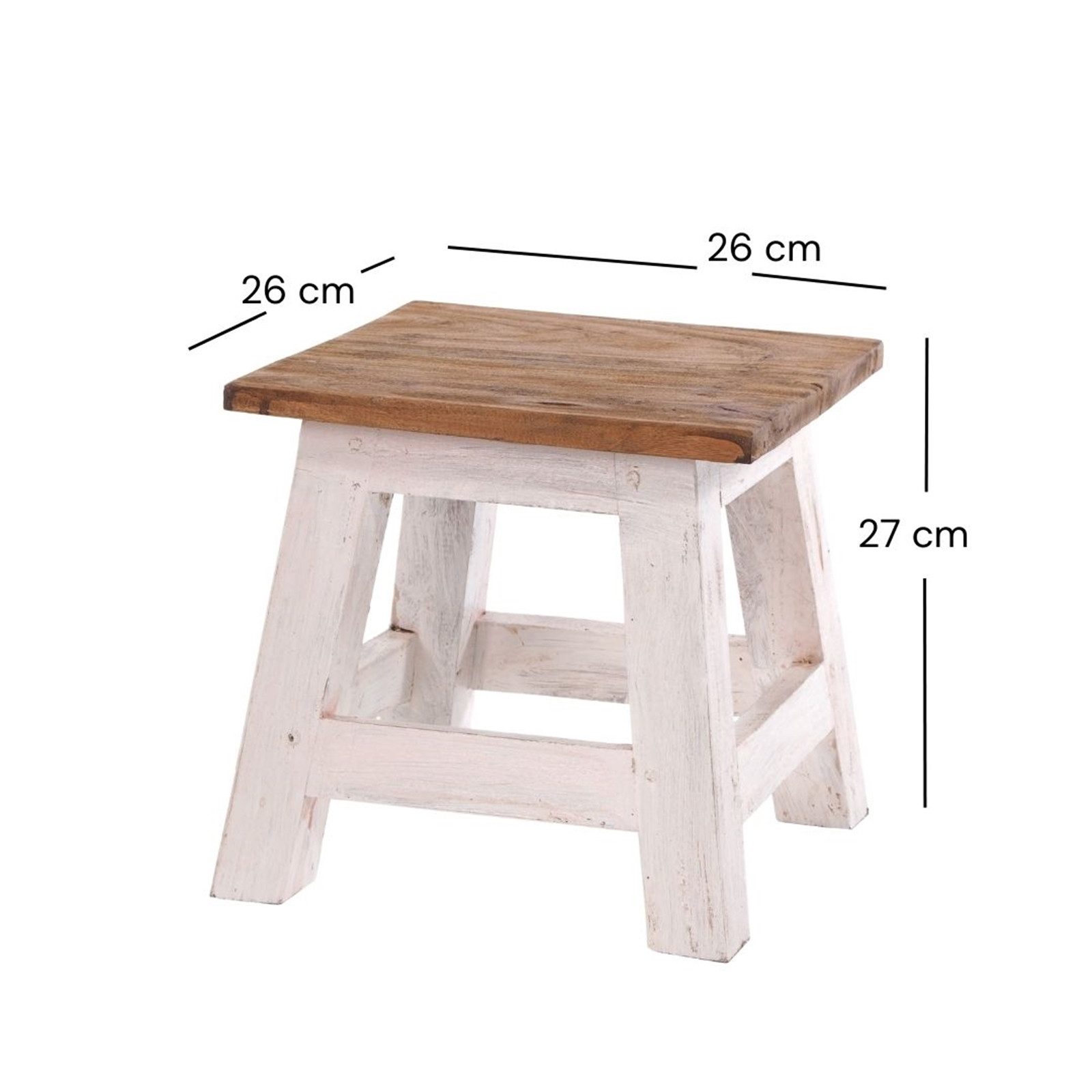 DESIGN DELIGHTS Hocker Fusshocker PALO, 27x26cm günstig online kaufen