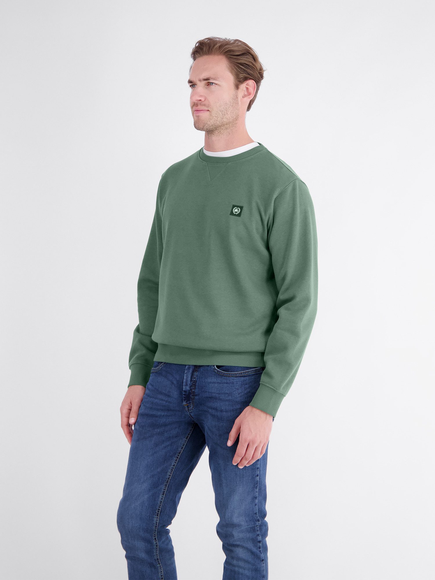 LERROS Sweatshirt Legeres Sweatshirt mit Rundkragen aus weichem Baumwollmix – Bild 3 von 5