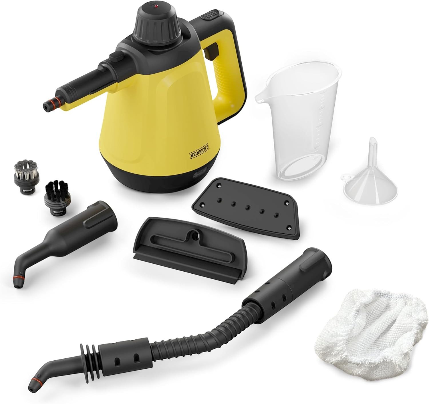 Heinrich´s Dampfreiniger HDR 8734 1200W Handdampfreiniger, 1200 W, 400ml Wassertank, kurze Aufheizzeit, 3,5 Bar