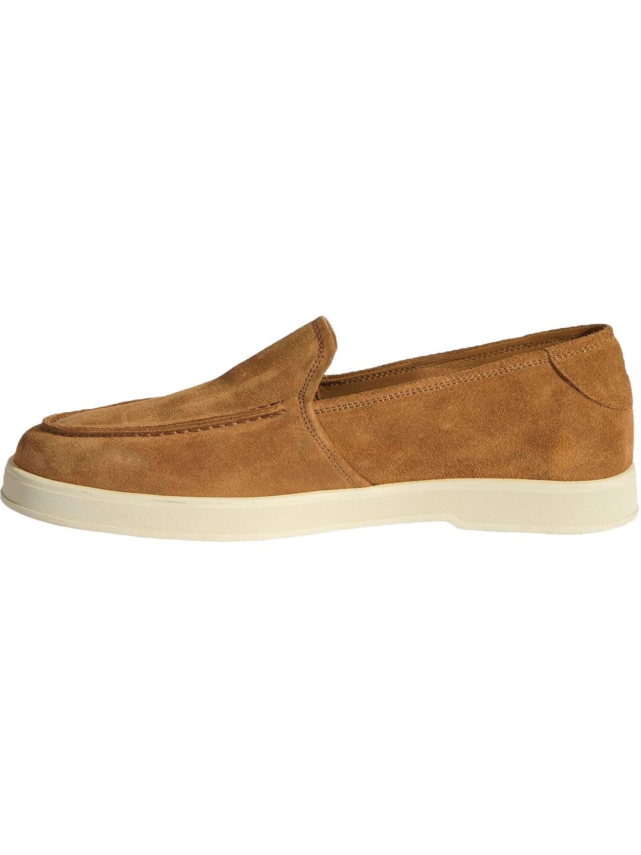 Desa Herren-Slipper – Obermaterial aus Wildleder, Lederfutter, flacher Abs Loafer