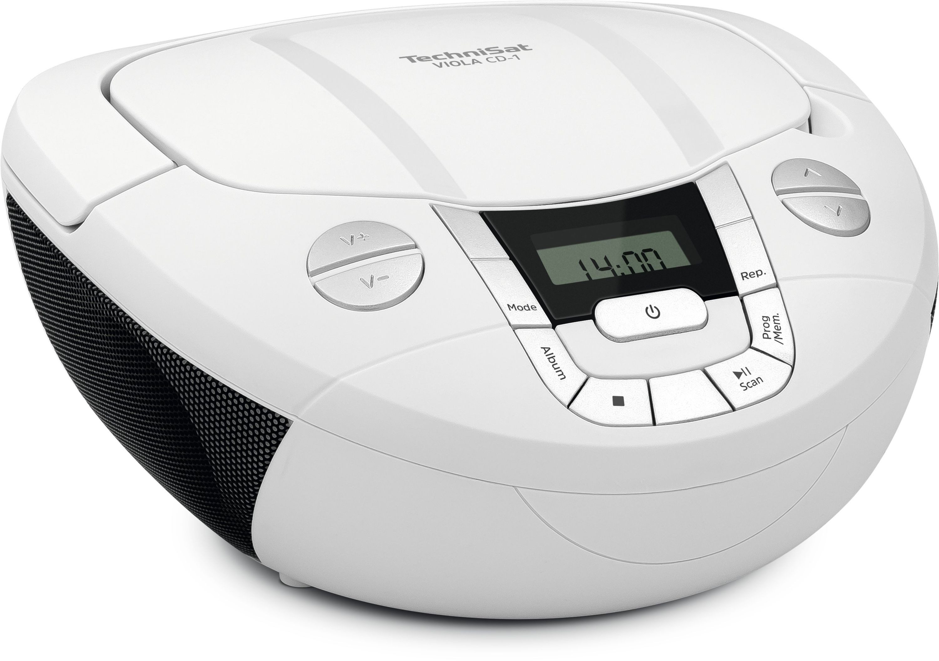 TechniSat VIOLA CD-1 UKW-Radio (FM-Tuner mit RDS, 2 W, CD-Player, Bluetooth, Tragegriff, Netz- und Batteriebetrieb) – Bild 3 von 5
