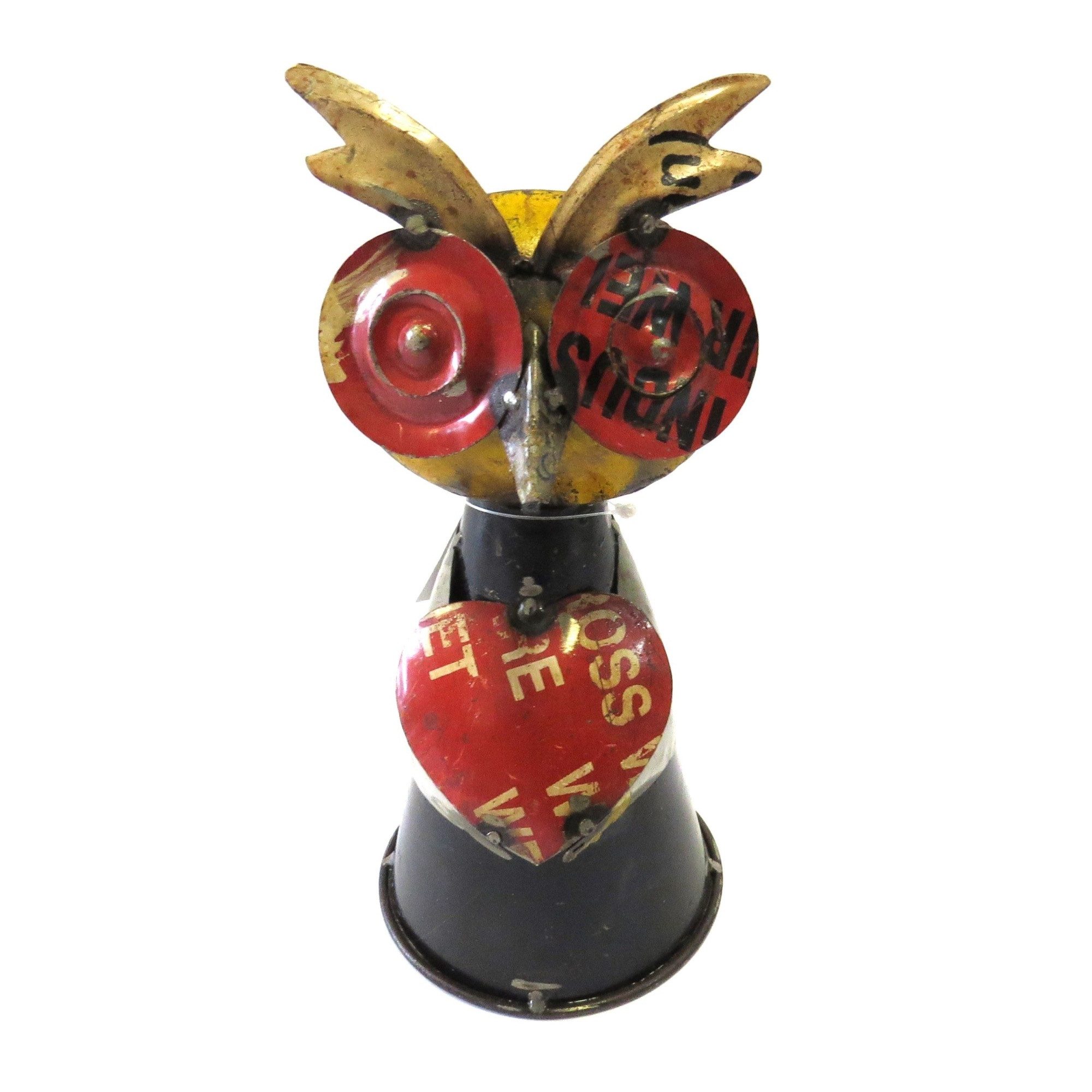 VARIOS Dekofigur Deko Figur Zaunhocker Eule günstig online kaufen