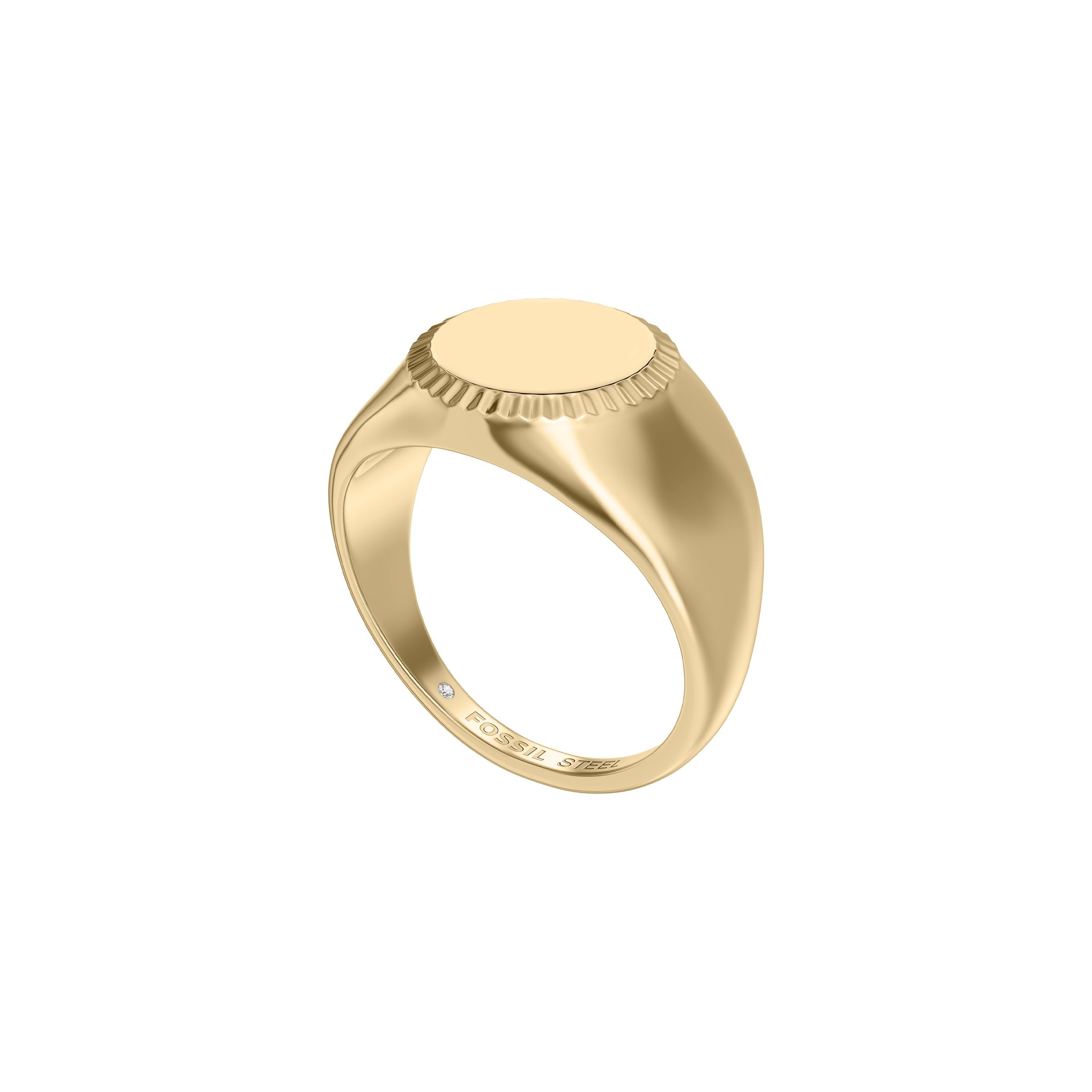 Fossil Siegelring Schmuck Geschenk Edelsthal Ring Ellis