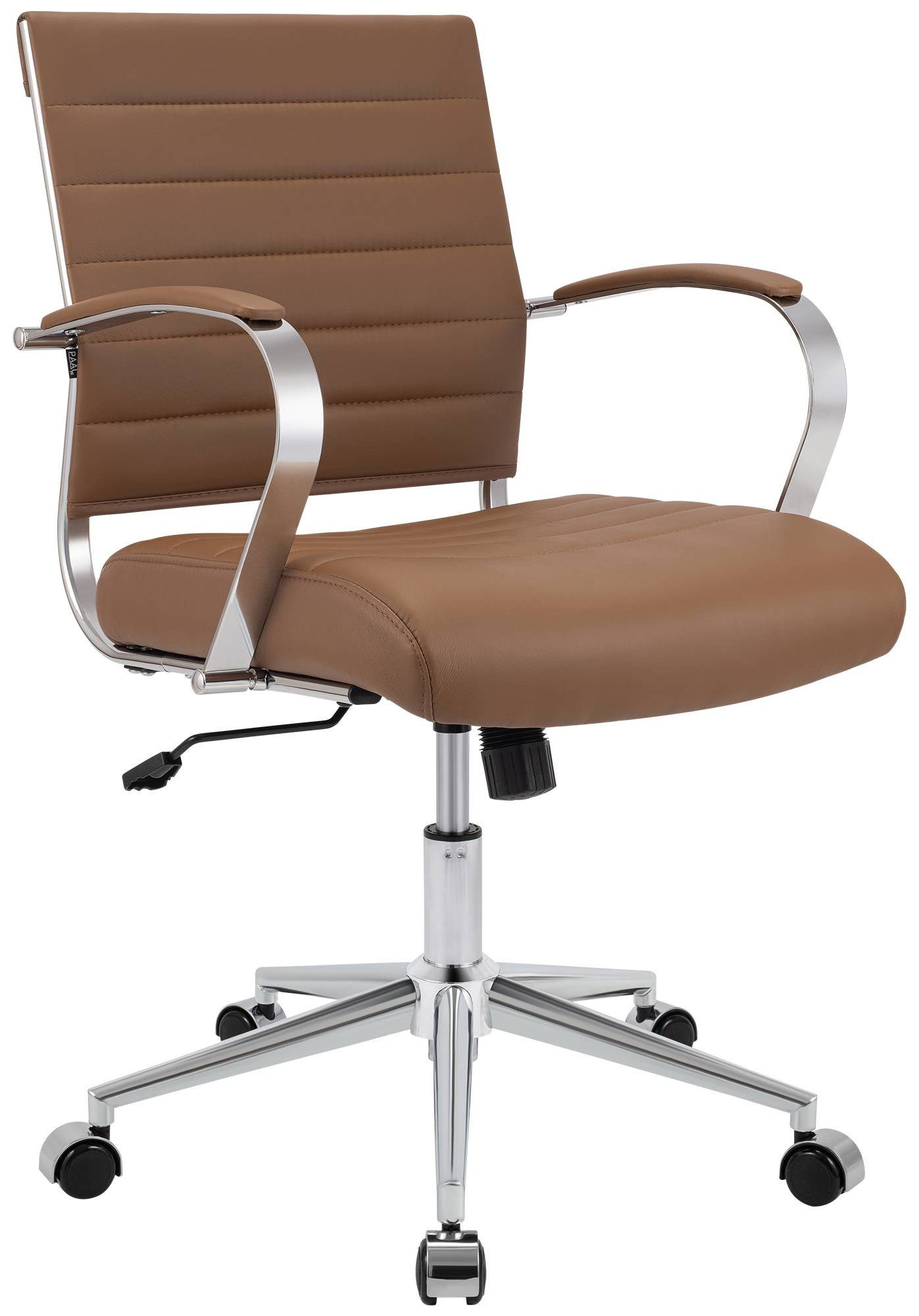 furnicato Bürostuhl Oakland 90x57x62 cm hellbraun (1 St)