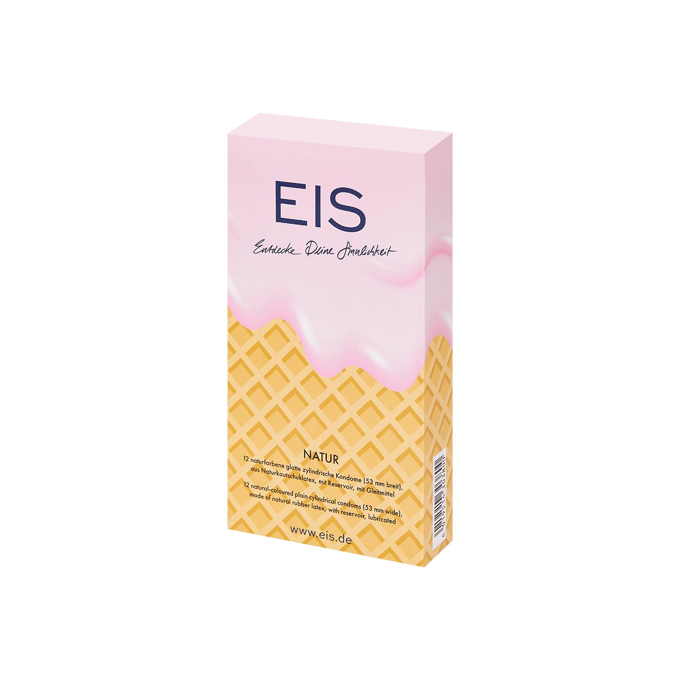 EIS Kondome Markenkondome Nature', 12Stück, 53mm, 12 St., Naturkautschuklatex