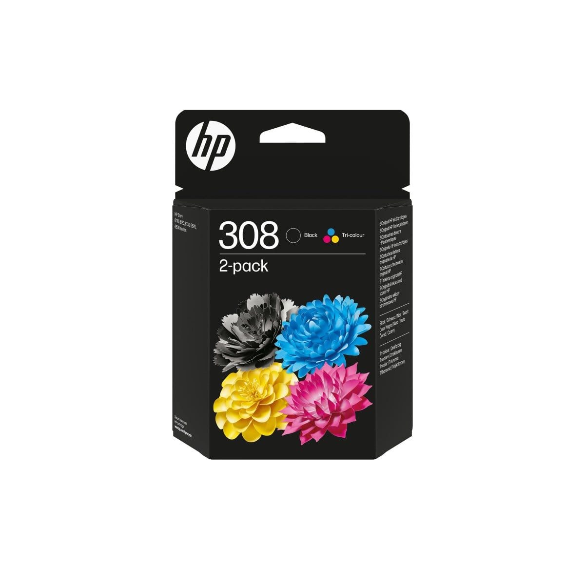 HP 308 Tintenpatronen Multipack schwarz/farbig Tintenpatrone