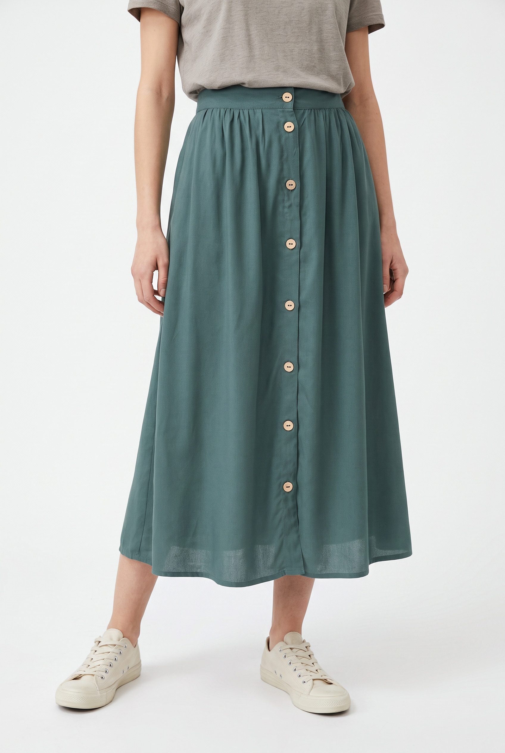 ONLY Sommerrock ONLMILANO AOP LIFE LONG SKIRT WVN NOOS Viskose