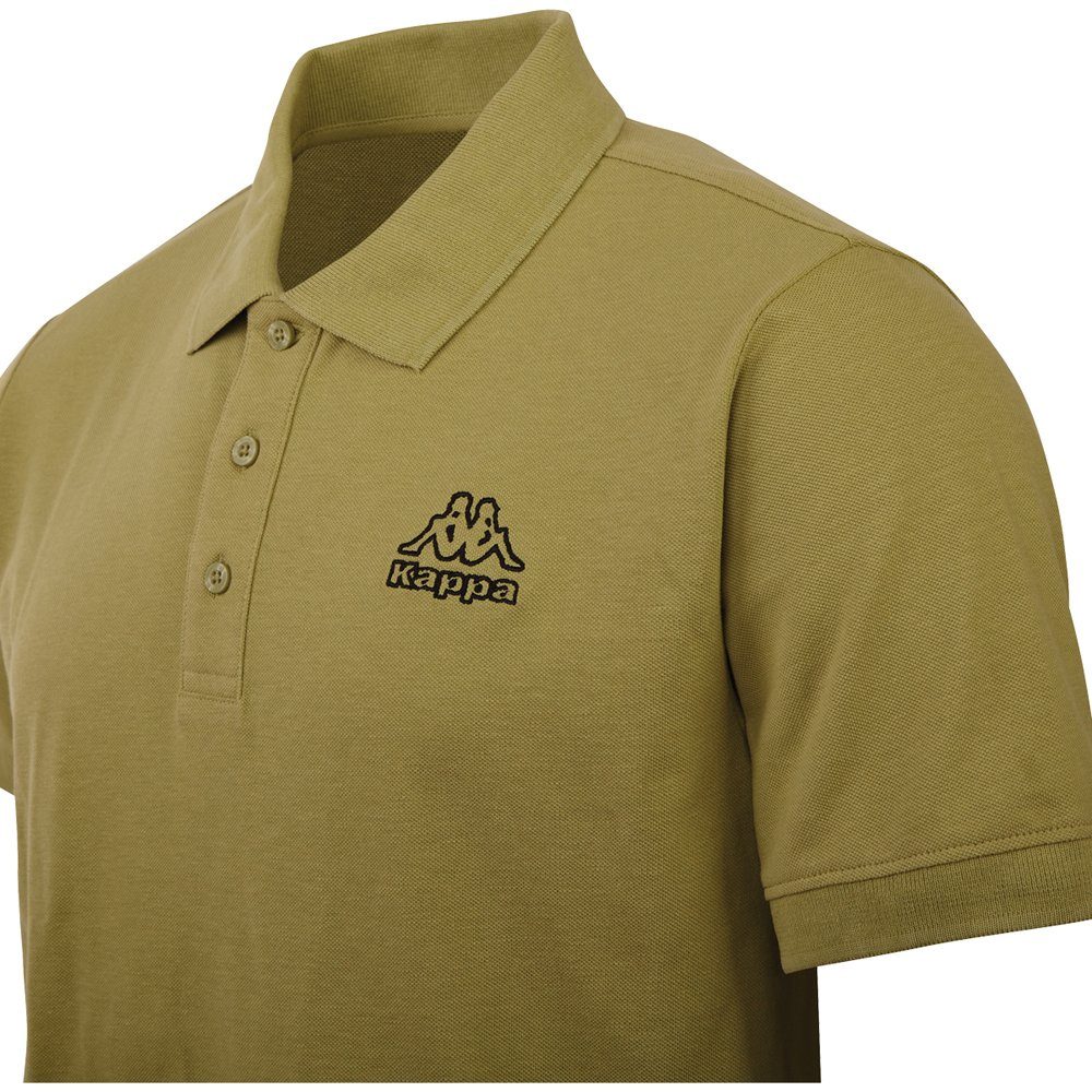 Kappa Poloshirt in sage Baumwoll-Piqué Qualität hochwertiger