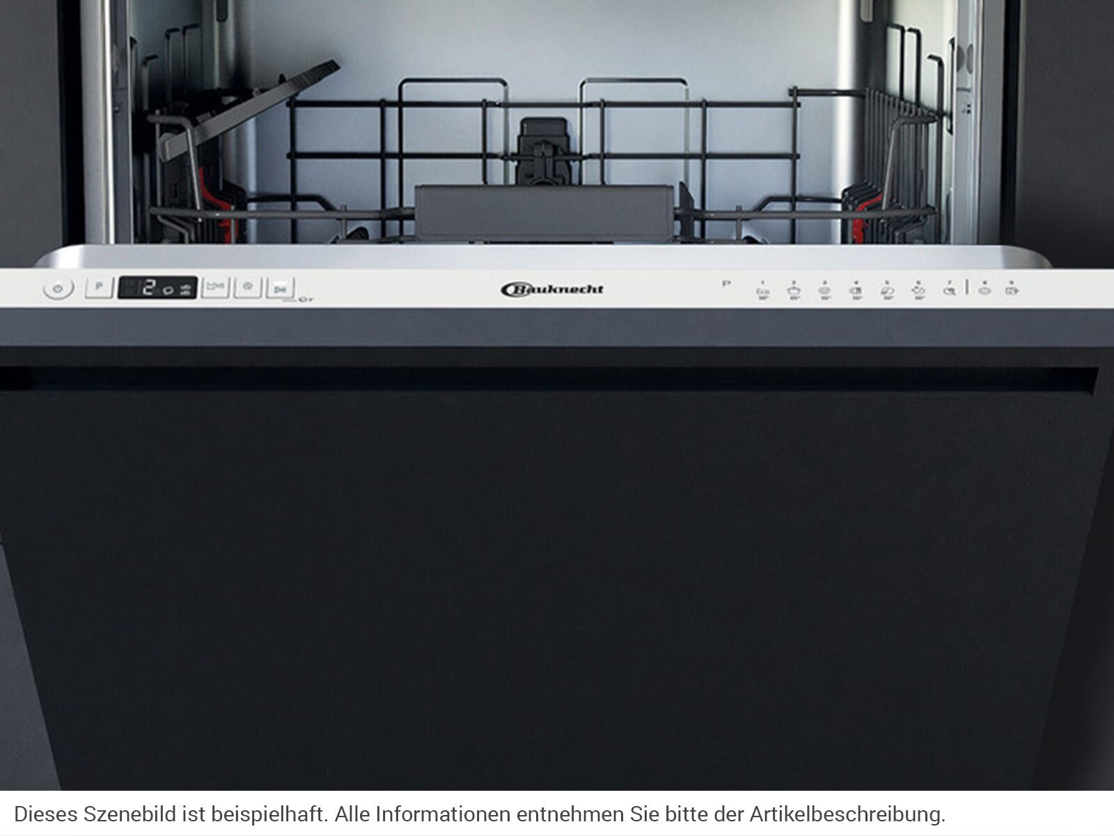 BAUKNECHT vollintegrierbarer Geschirrspüler 869991663750, 9.5 l, 14 Maßgedecke, Energiesparfunktion ECO