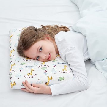 Kopfkissen L-GB-S1085, SIKAINI, Füllung: 100% memory schaum, Flach Liegen, Seitenschläfer, Kinder Kopfkissen 30x50 Kinder Kissen Memory Foam