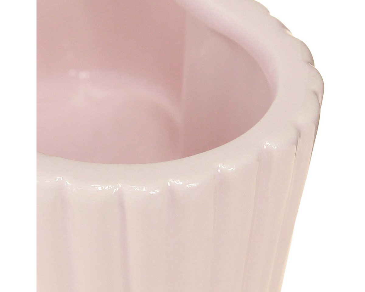 Thumbnail - Viana Streudeko Keramik Deko Herzen Pastell Grün Rosa Set 11×10×6cm