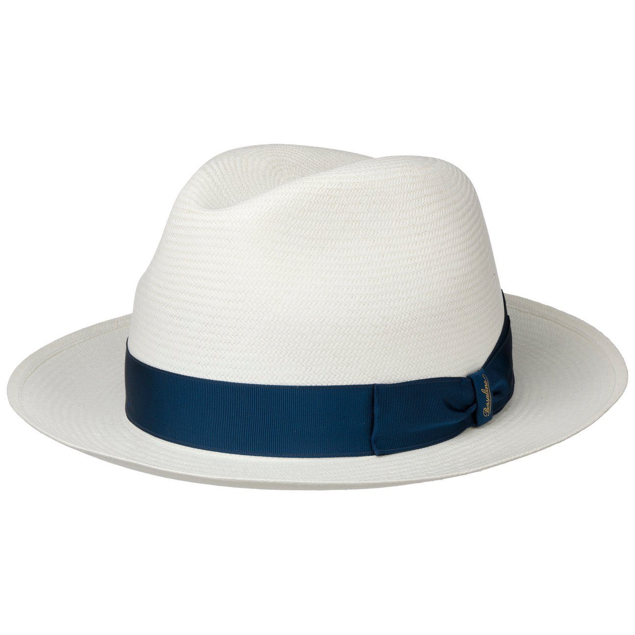 Borsalino Sonnenhut (1-St) Strohhut mit Ripsband, Made in Ecuador