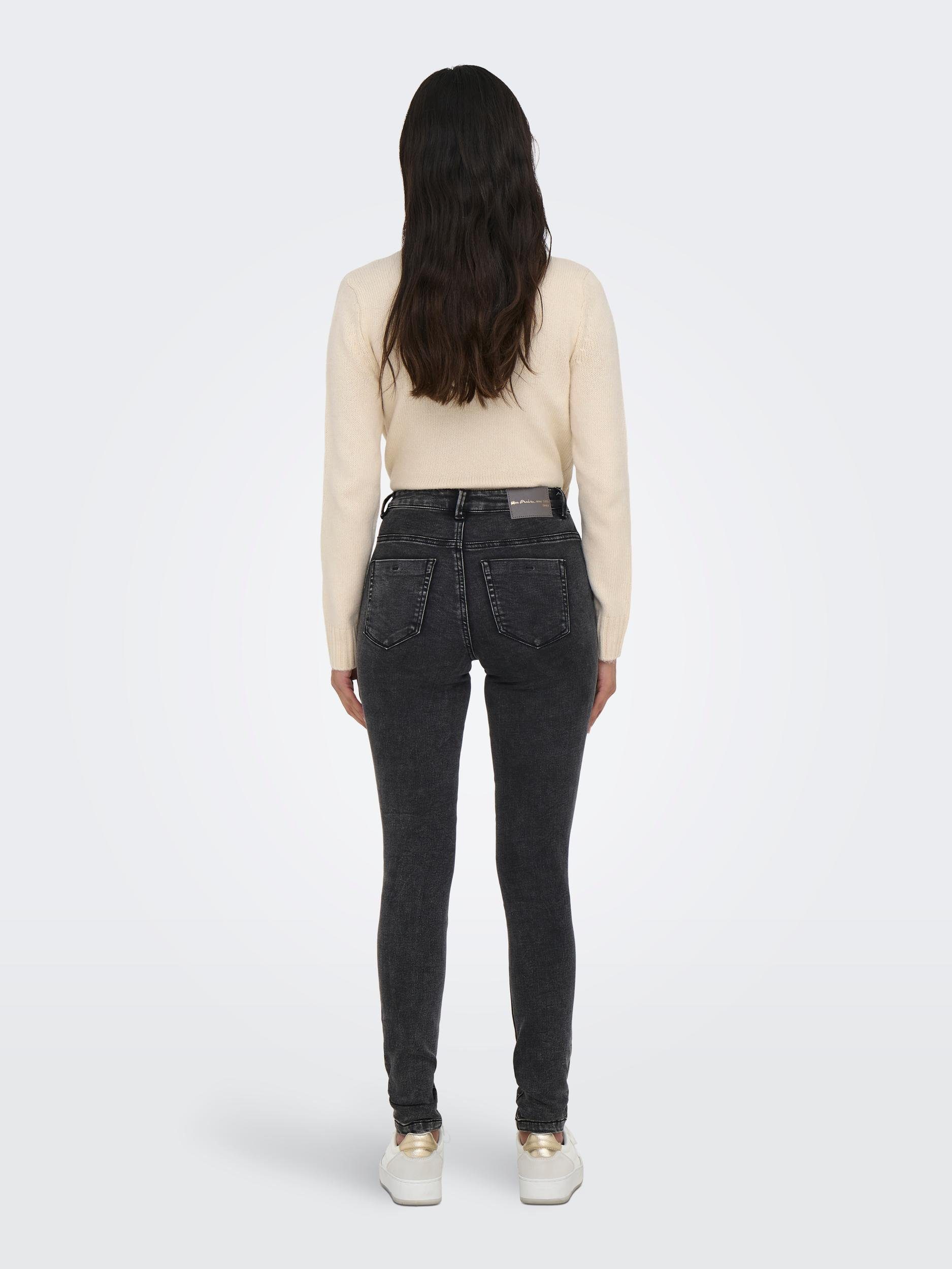 ONLY 5-Pocket-Jeans Black Washed JOGG HIGH DNM ONLFOREVER HW SKINNY