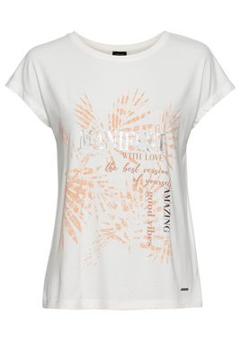 Laura Scott T-Shirt mit modernem Frontprint - NEUE KOLLEKTION