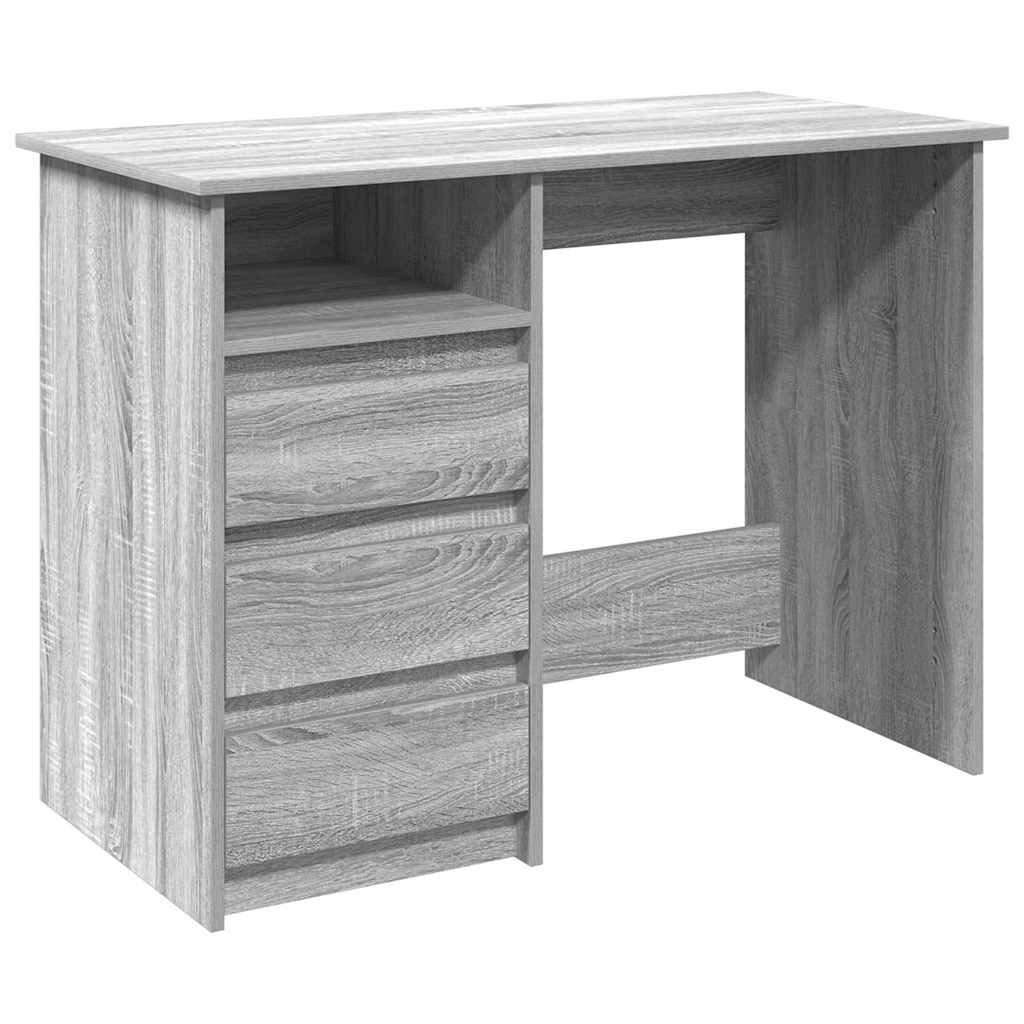 vidaXL Schreibtisch Schreibtisch Grau Sonoma 102x50x75 günstig online kaufen