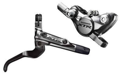 Shimano Scheibenbremse »Scheibenbremse Shimano XTR M9000 hydr. VR, silb./sw, links, 1000mm f. Centerl.«