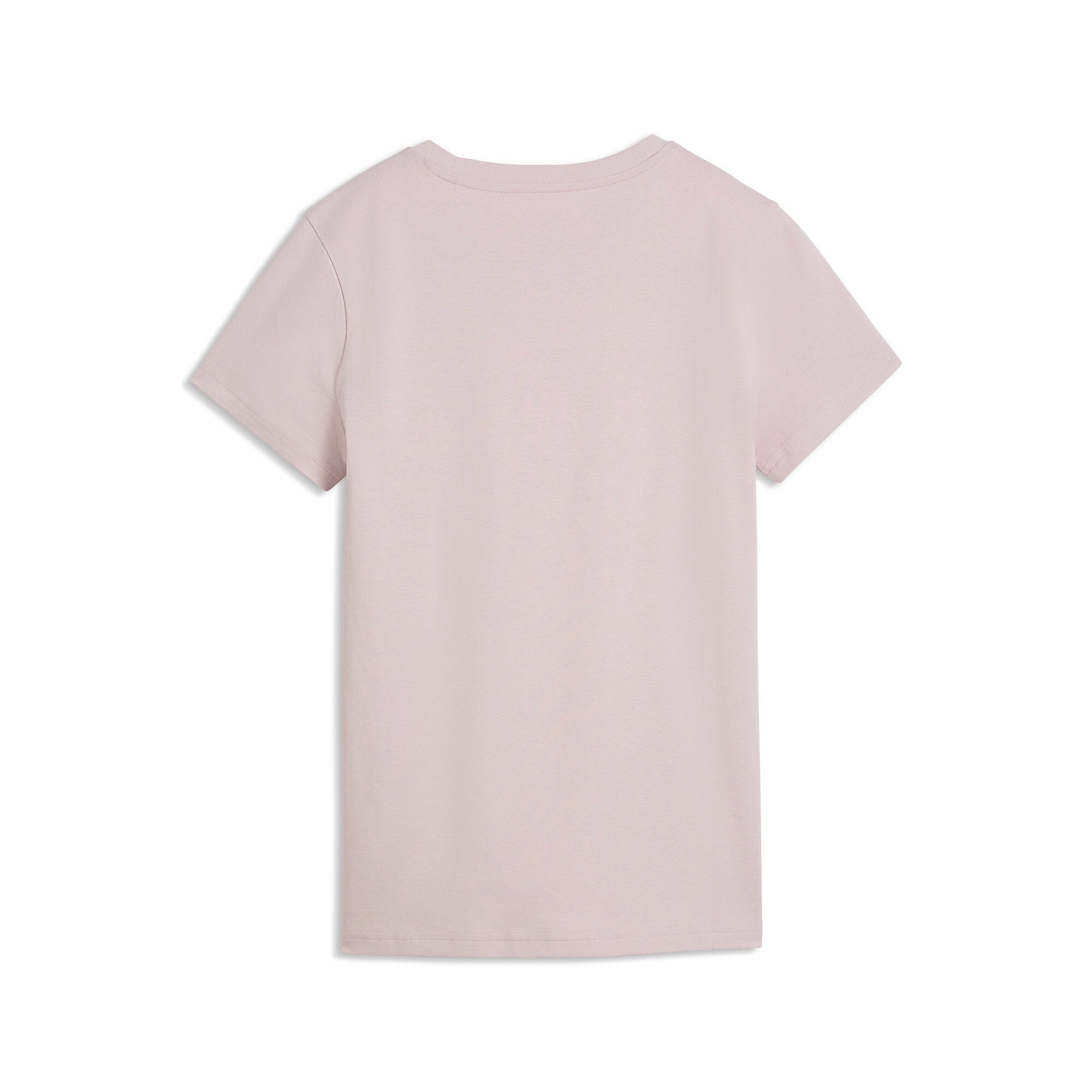 PUMA T-Shirt ESS NO 1 LOGO METALLIC TEE Kurzarm, mit Rundhalsausschnitt