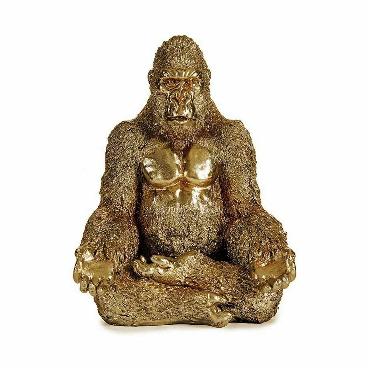 22 Stück x Deko-Figur 19 Gift 26,5 x Dekoobjekt 4 cm Gorilla Yoga Gold Decor