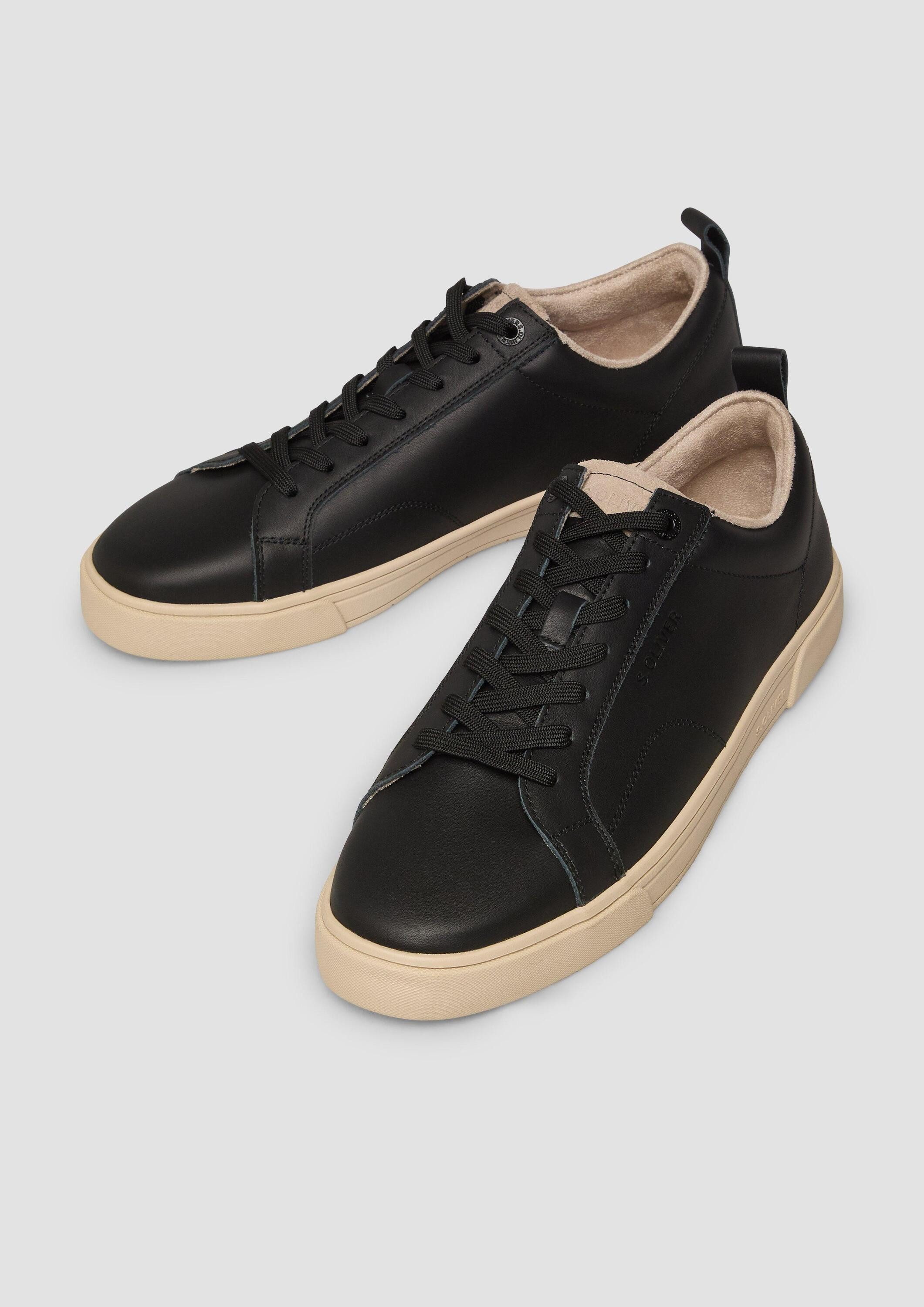 s.Oliver Sneakers Sneaker Leder-Sneaker mit Schnürung