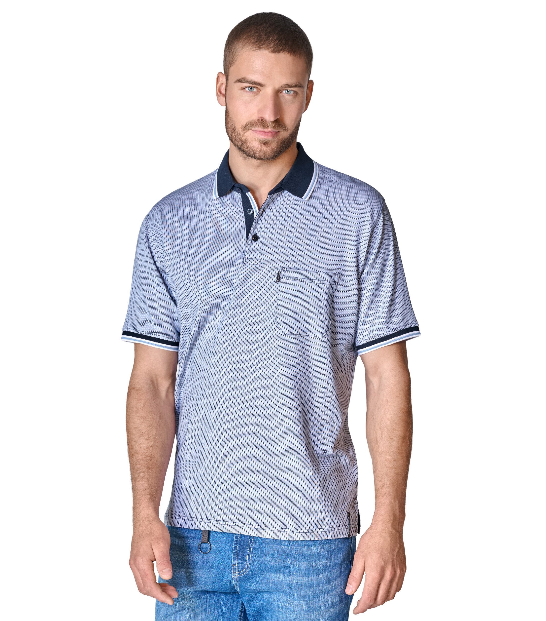 CASAMODA Poloshirt CASAMODA Polo-Shirt Print