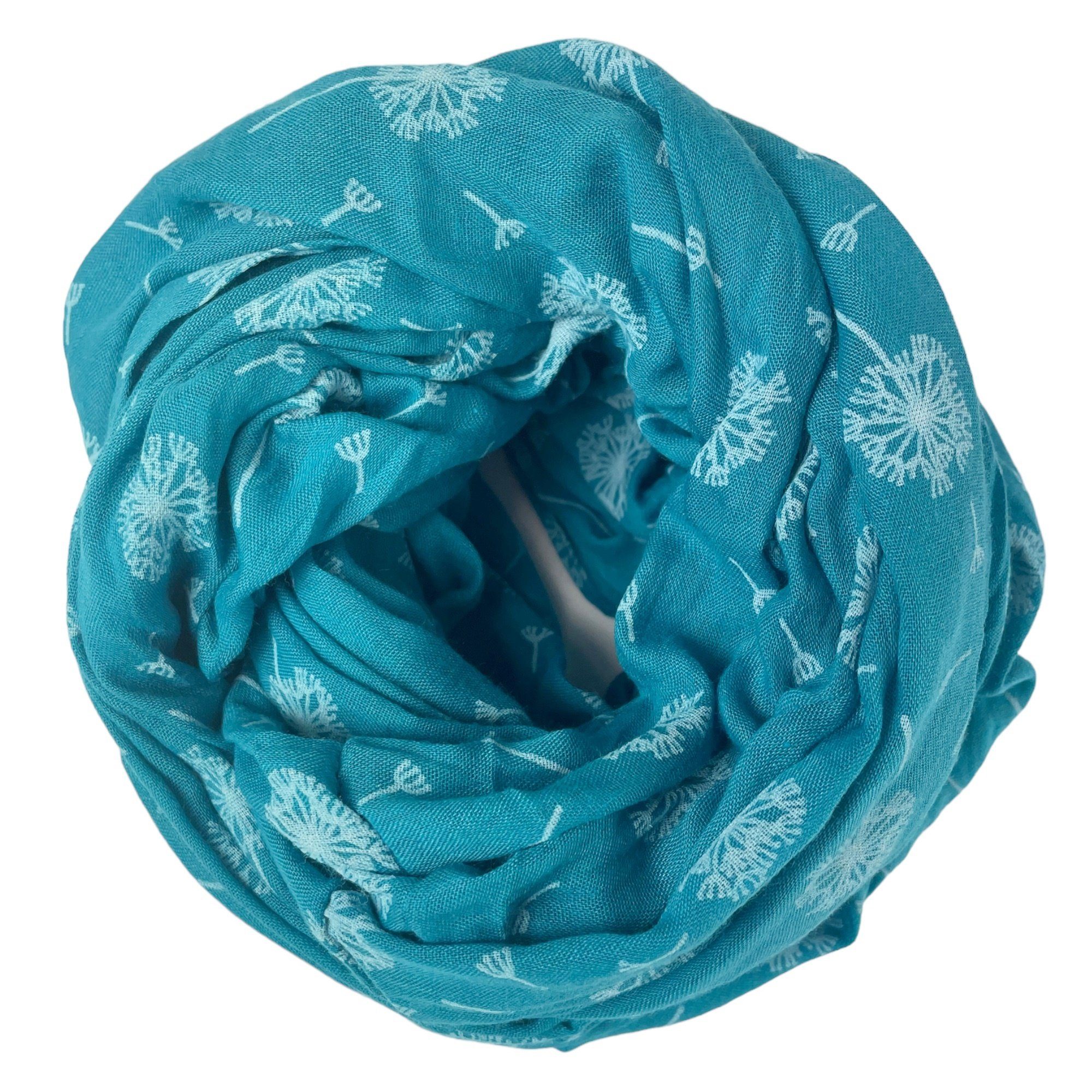 Taschen4life Loop Damen Sommer Schal SS-731 mit Pusteblumen print, Trend Mu günstig online kaufen