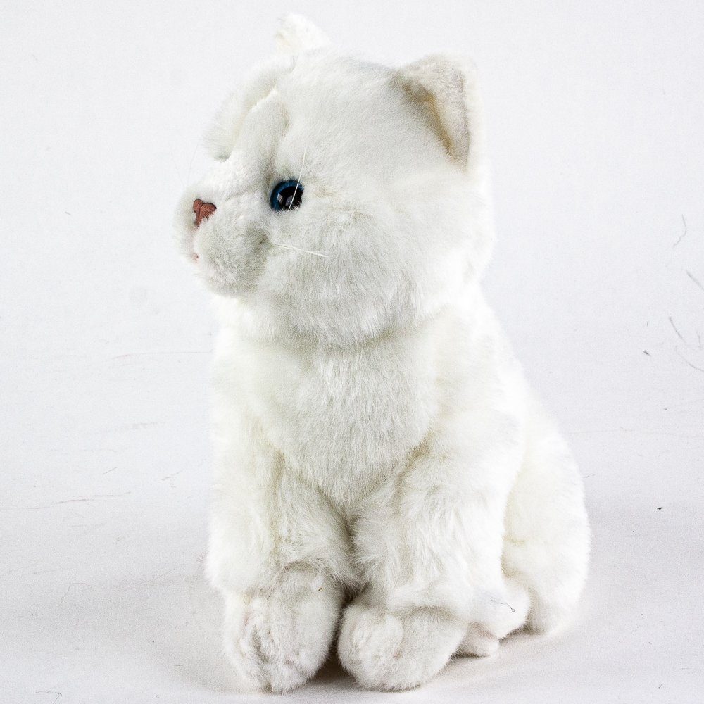 Teddys Rothenburg Plüschkatze Sunny - Sitzend, Rotbraun-weiß, 30 Cm Kuschelweich