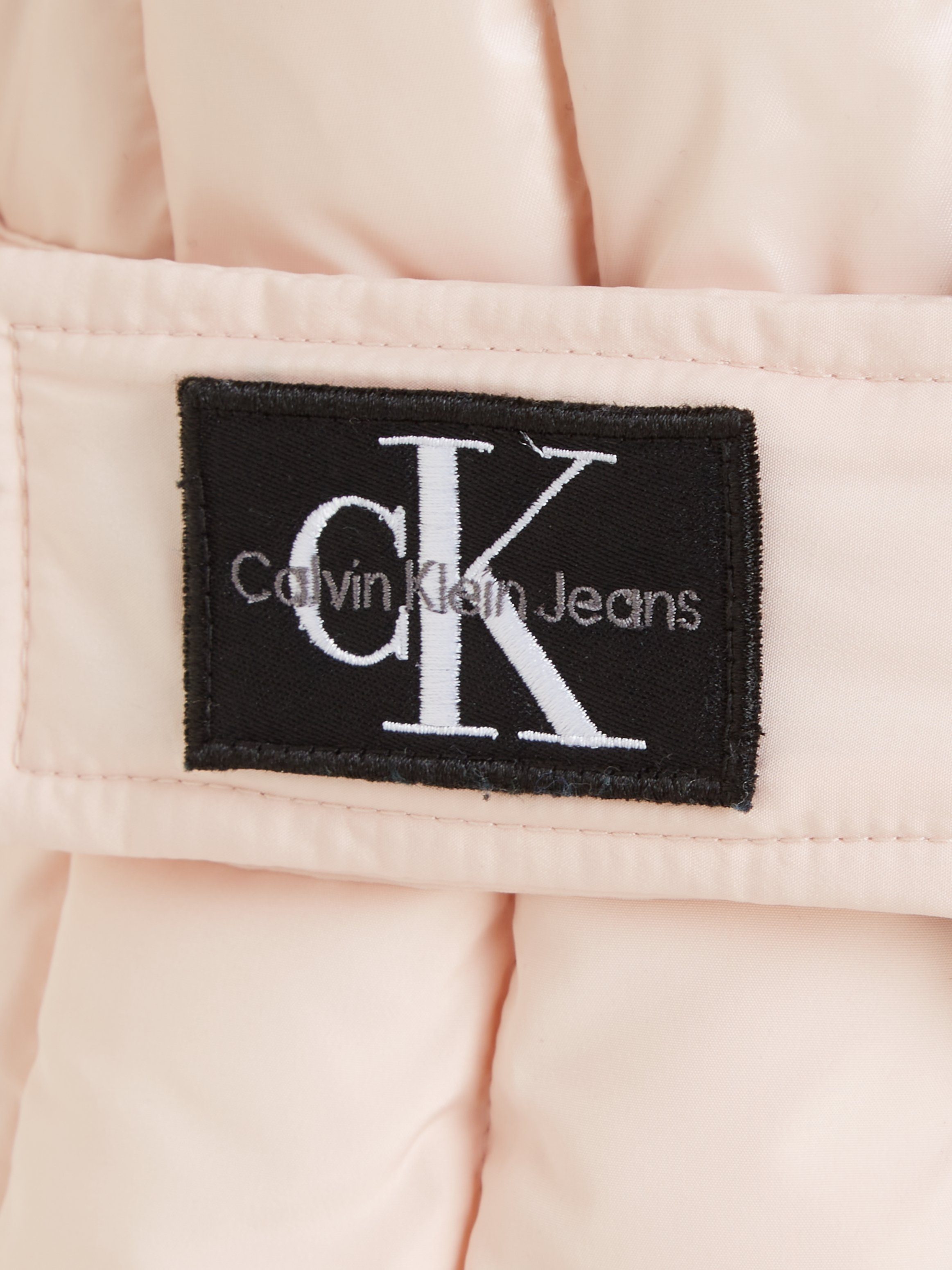 Winterjacke COAT BELTED Jeans LONG PUFFER Klein Calvin