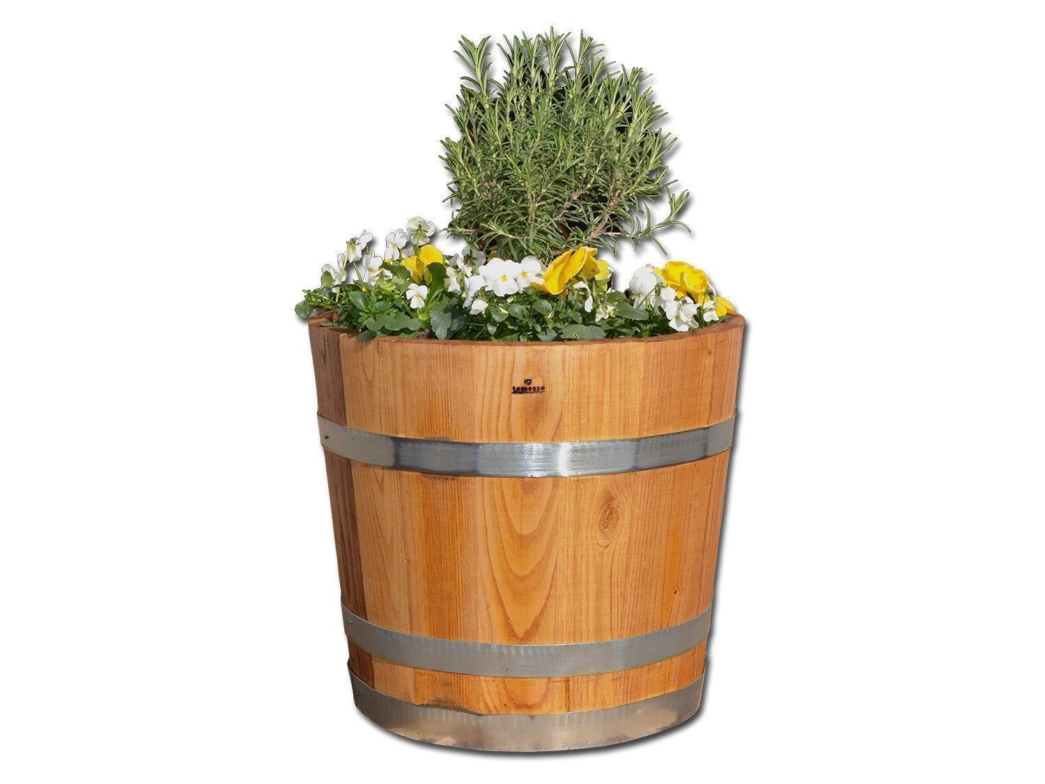 Temesso Pflanzkübel Kübel geölt, Blumenkübel aus günstig online kaufen