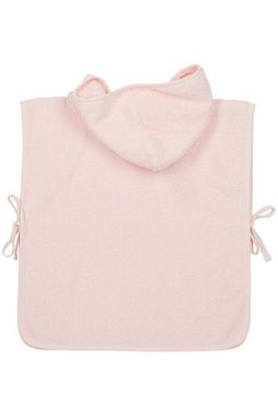 Meyco Baby Badeponcho Uni Soft Pink, Baumwolle, Band, 1-3 Jahre