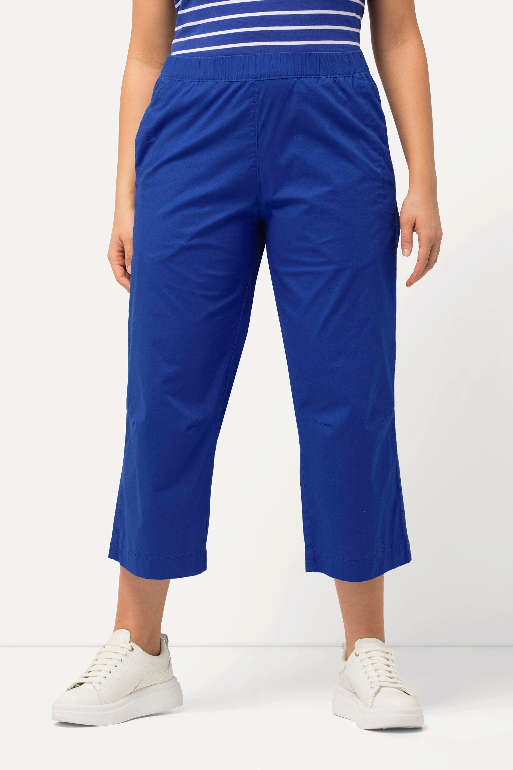 Ulla Popken 7/8-Hose 7/8-Hose Ruby geformtes Knie gerades Bein