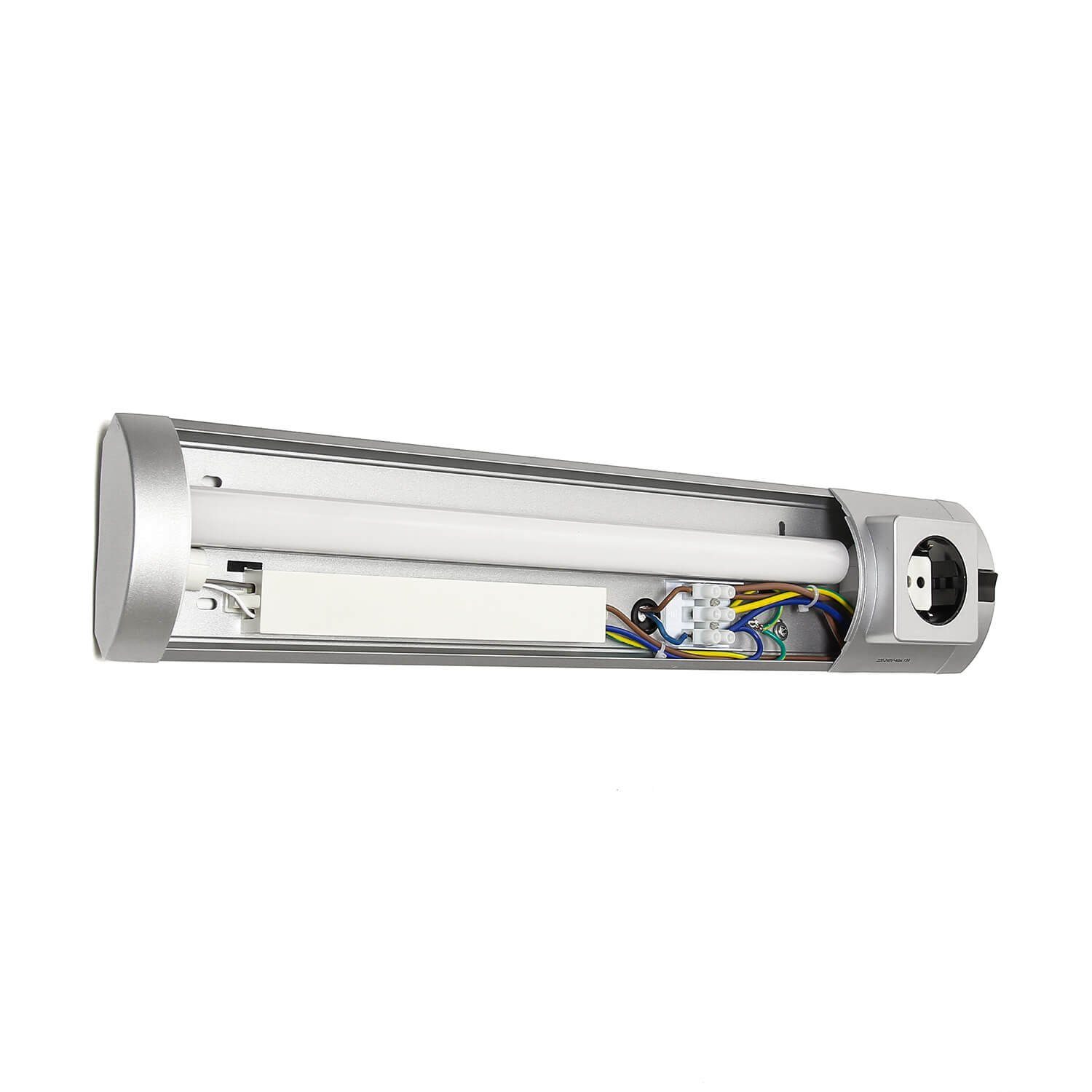 Unterbauleuchte Küche Wandlampe fest Badezimmer mit Wandleuchte Licht-Erlebnisse LED integriert, Warmweiß, Leuchte SOFT, Stecker LED