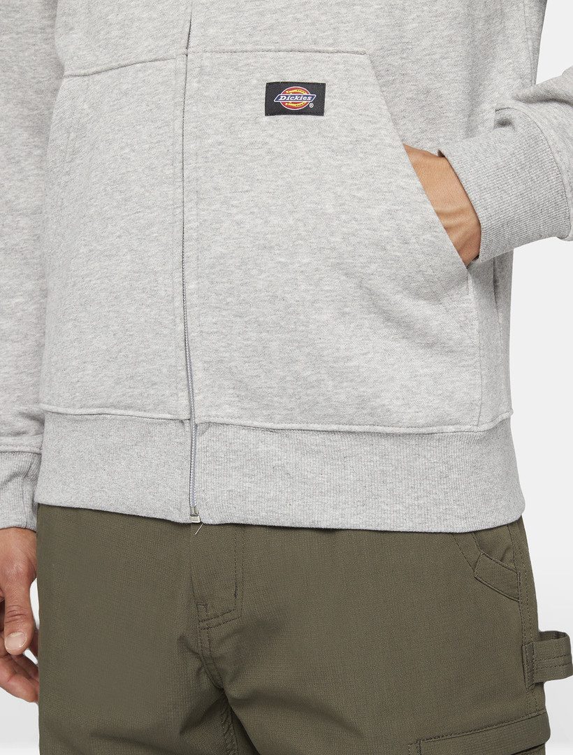 Dickies Kapuzensweatjacke Dickies Workwear Sweatshirt MWG FUL ZIP FLC HOD REG GREY