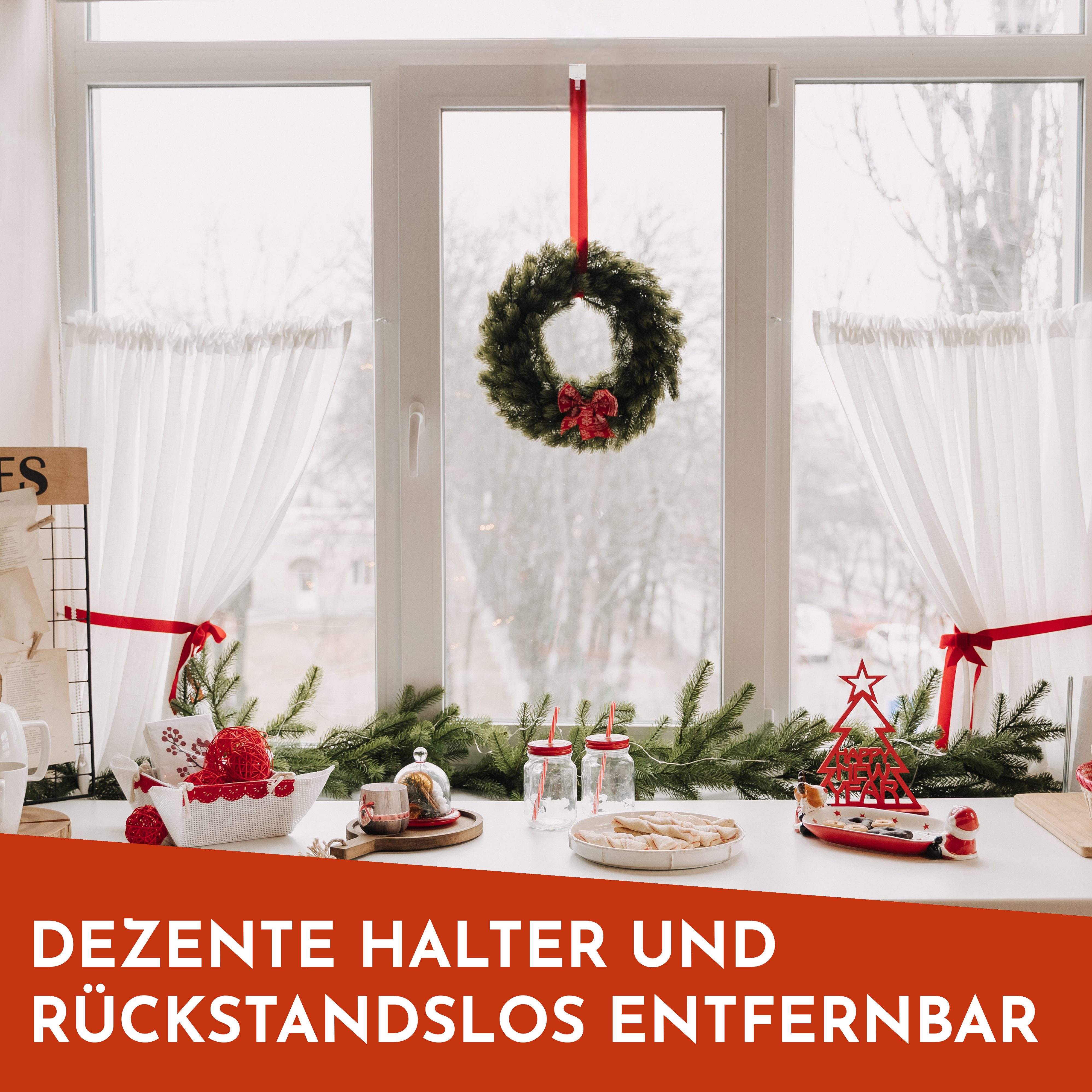 Nordstern Fensterhaken Transparente Türhaken zum Einhängen, Fenster, Türen, günstig online kaufen